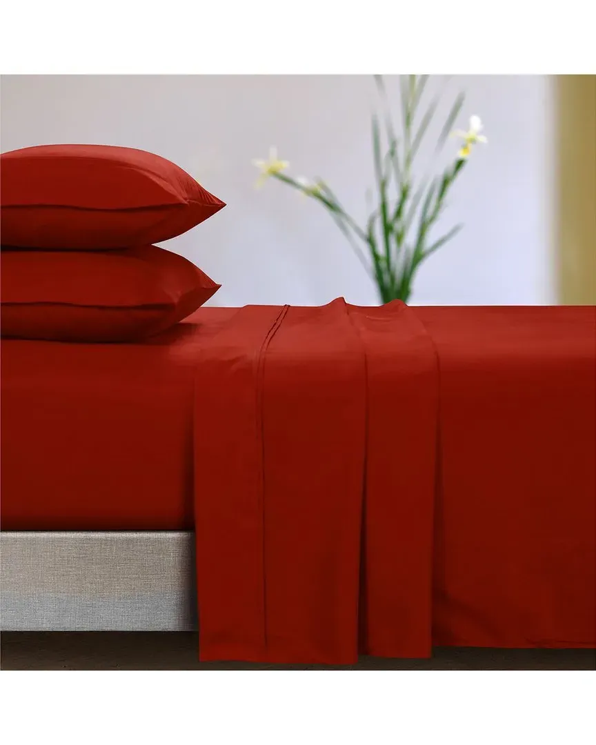Microfiber Extra Deep Pocket Sheet Set - Red