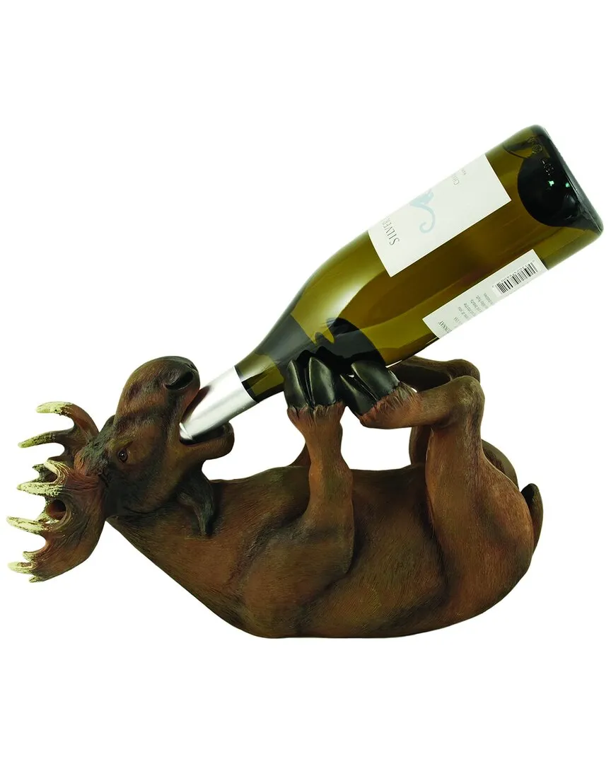 Mischievous Moose Bottle Holder - Polyresin image