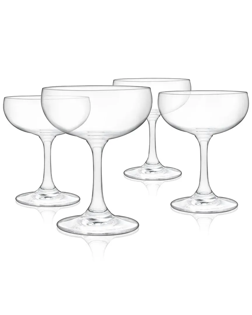 True Set of 4 Coupe Glasses - Clear image