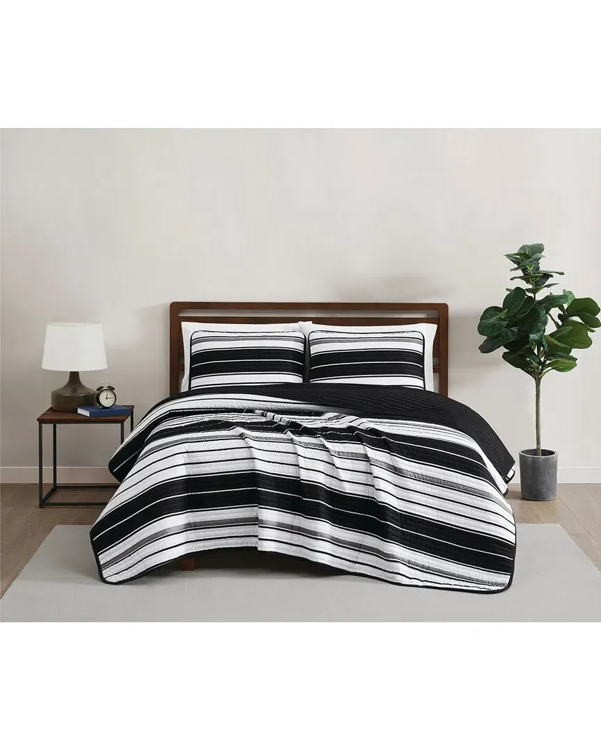Brentwood Stripe Quilt Set - Multicolor, Microfiber image