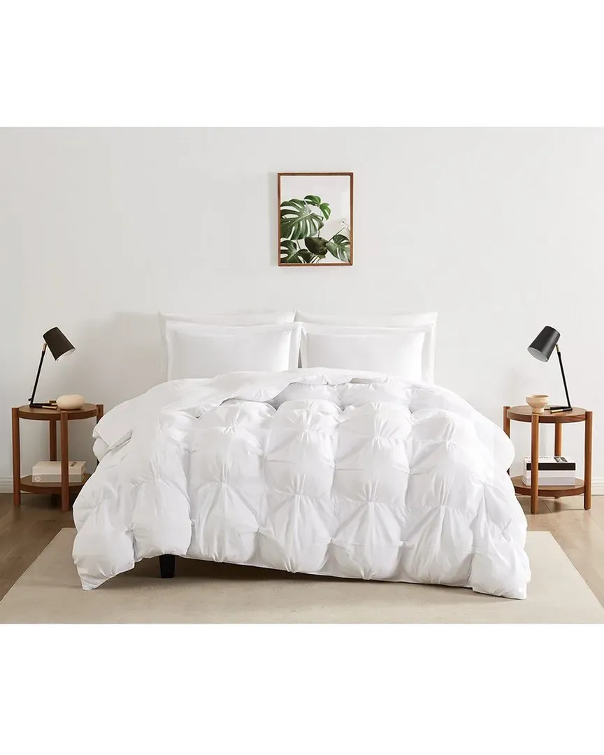 Cloud Puffer Comforter Set - White, Microfiber