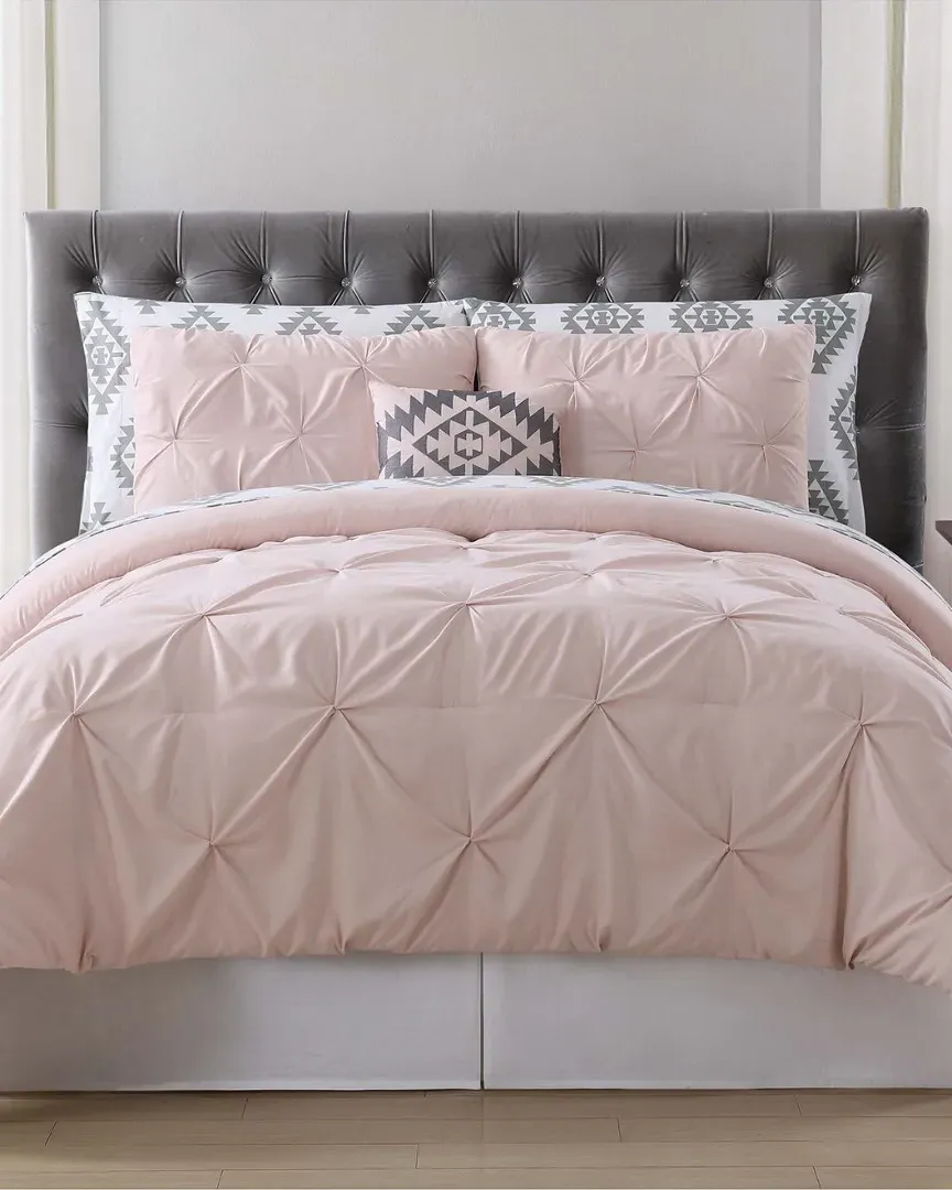 Crosses Pleated Bed in a Bag - Microfiber image