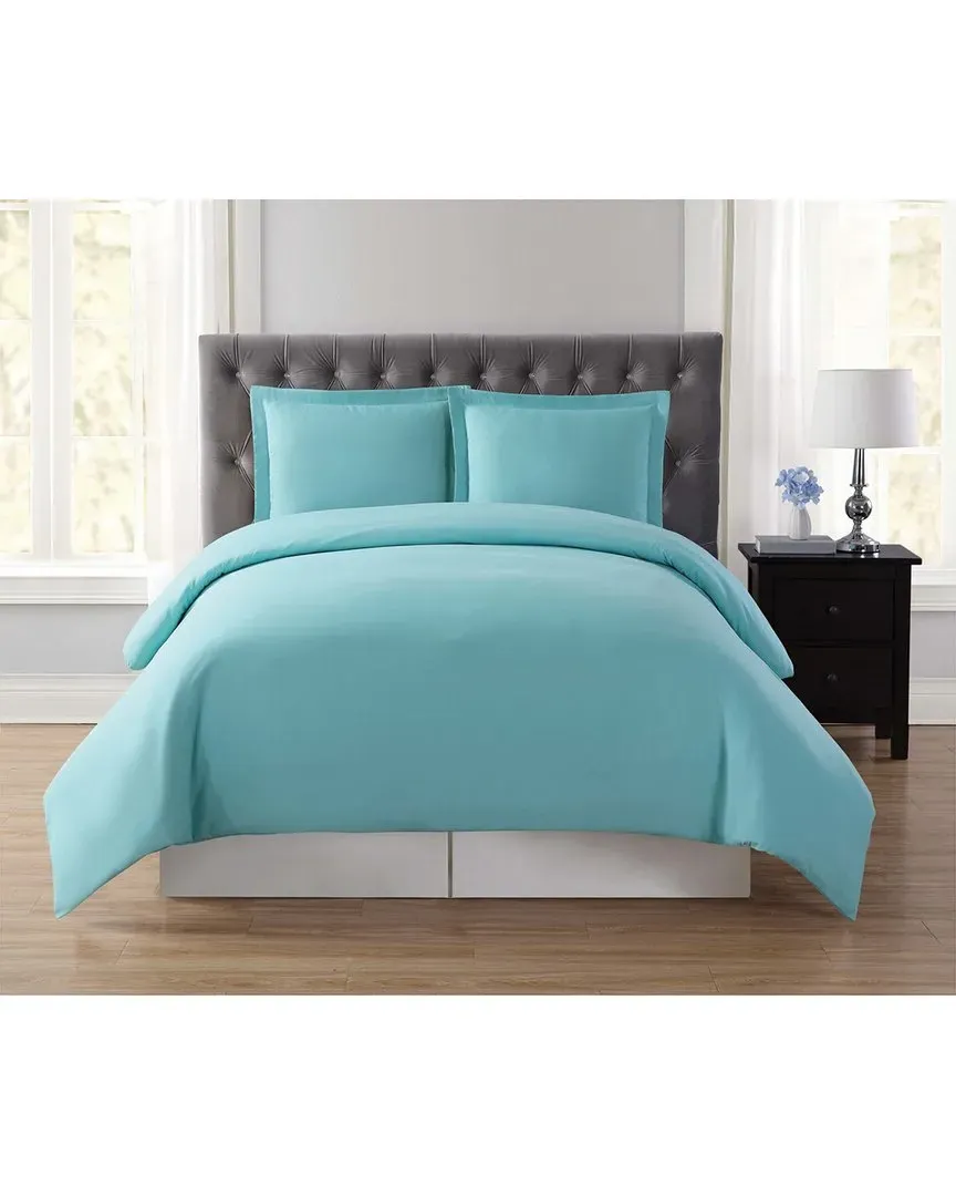 Everyday Comforter Set with Removable Cover - Turquoise