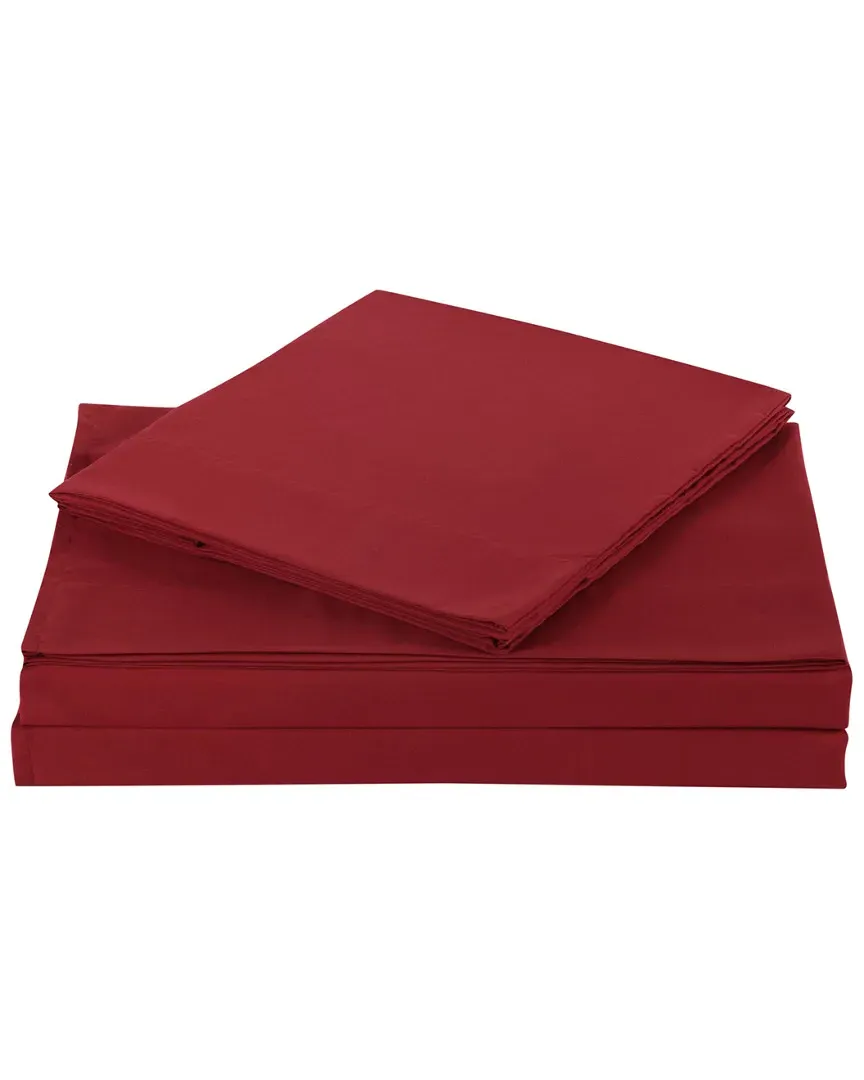 Everyday Sheet Set - Red, Polyester