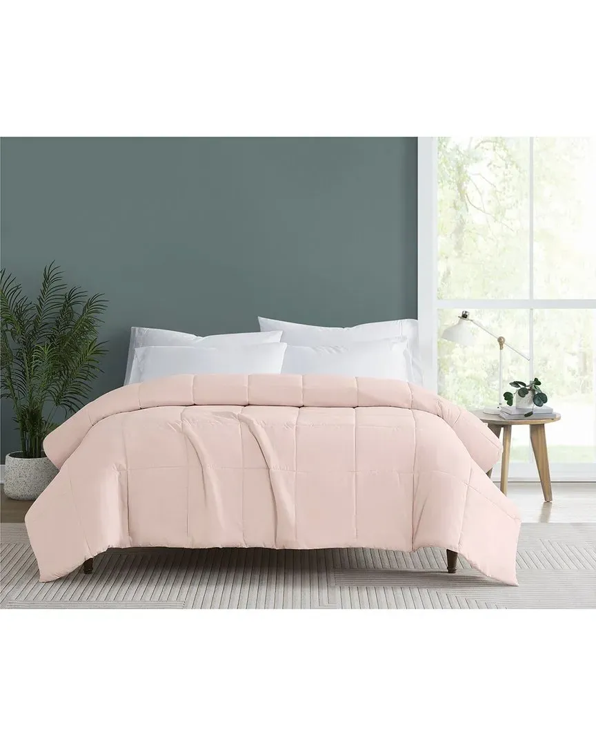 Everyday Solid Down-Alternative Blanket - Blush, Microfiber