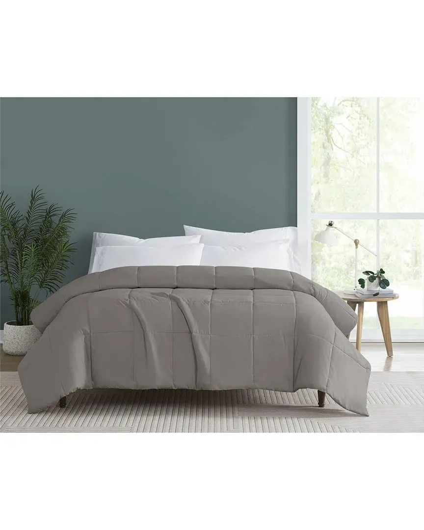 Everyday Solid Down-Alternative Blanket - Grey, Microfiber