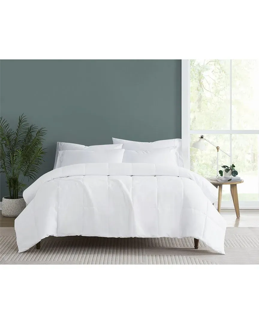 Everyday Solid Down-Alternative Blanket - White, Microfiber