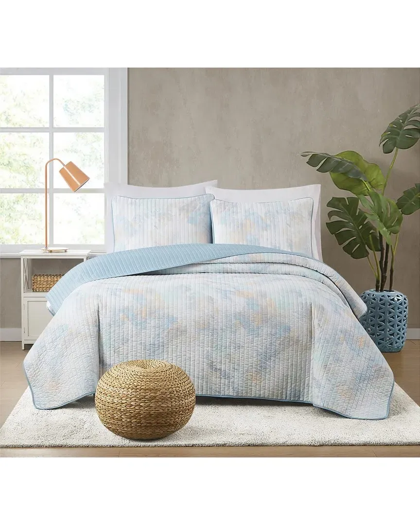 Hannah Quilt Set - Watercolor, Microfiber image