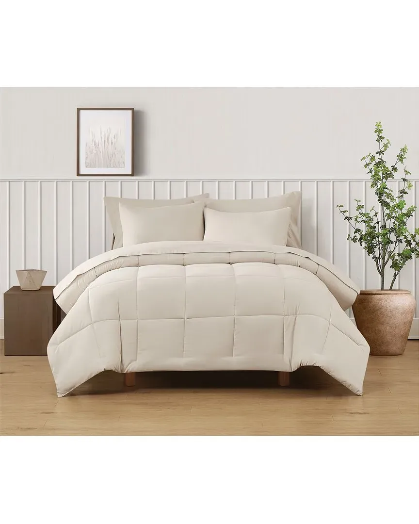 Solid Comforter Set - Beige, Recycled Polyester image