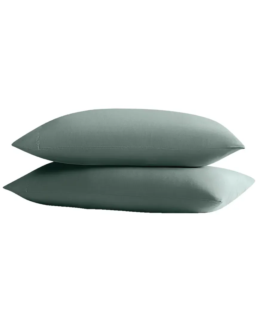 Solid Pillowcase Pair - Sage, Recycled Polyester