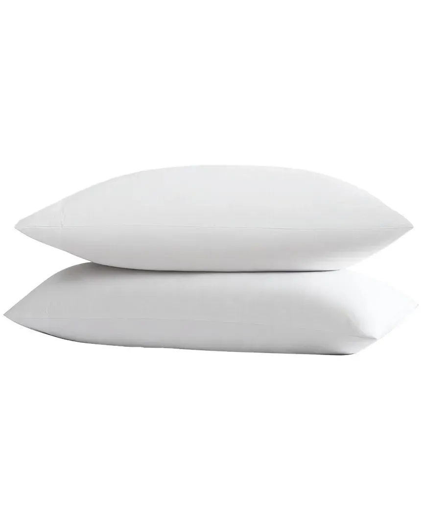 Solid Pillowcase Pair - White, Recycled Polyester