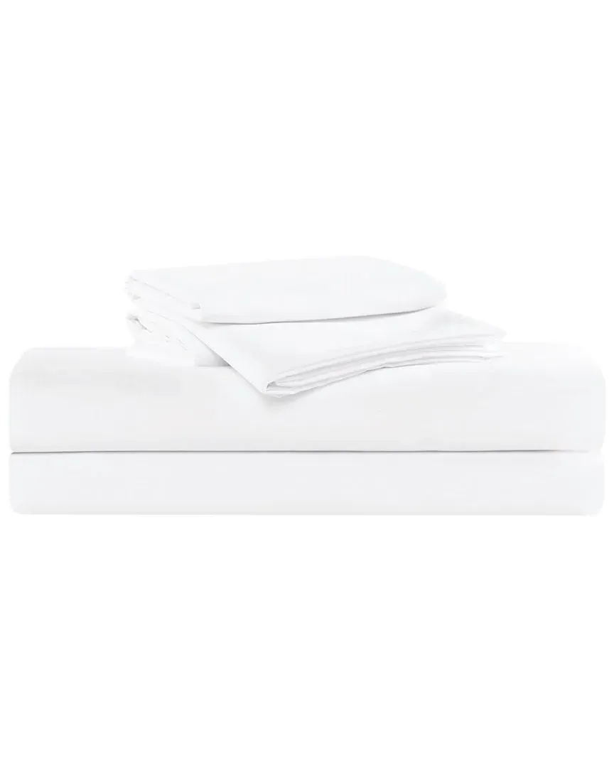 Solid Sheet Set - White, Recycled Polyester