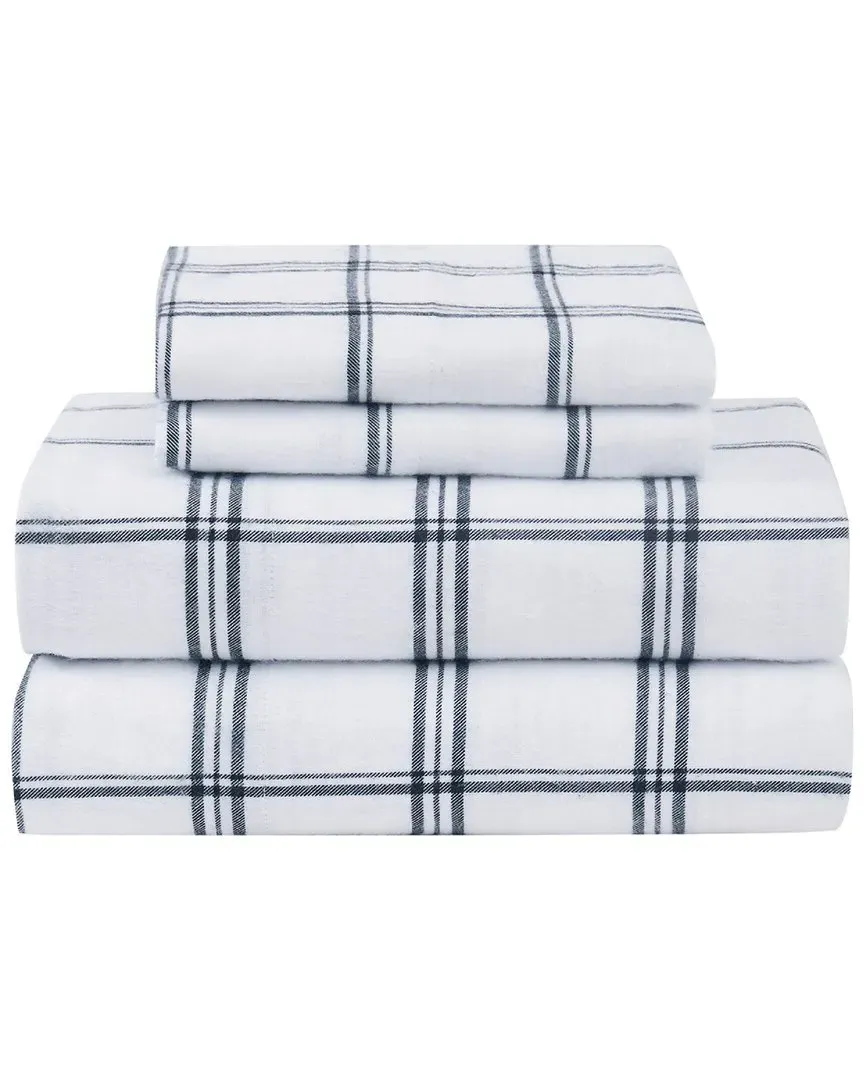 Truly Soft Flannel Sheet Set - White, Cotton
