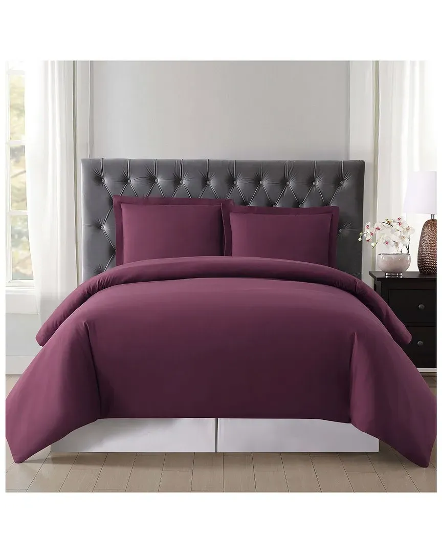 Twin XL Duvet Set - Burgundy, Microfiber image