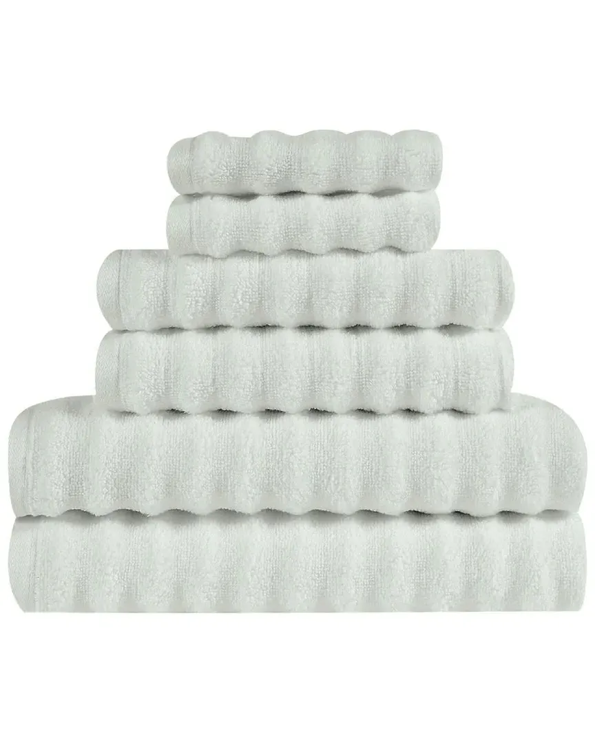 Zero Twist 6PC Towel Set - Grey, Cotton image
