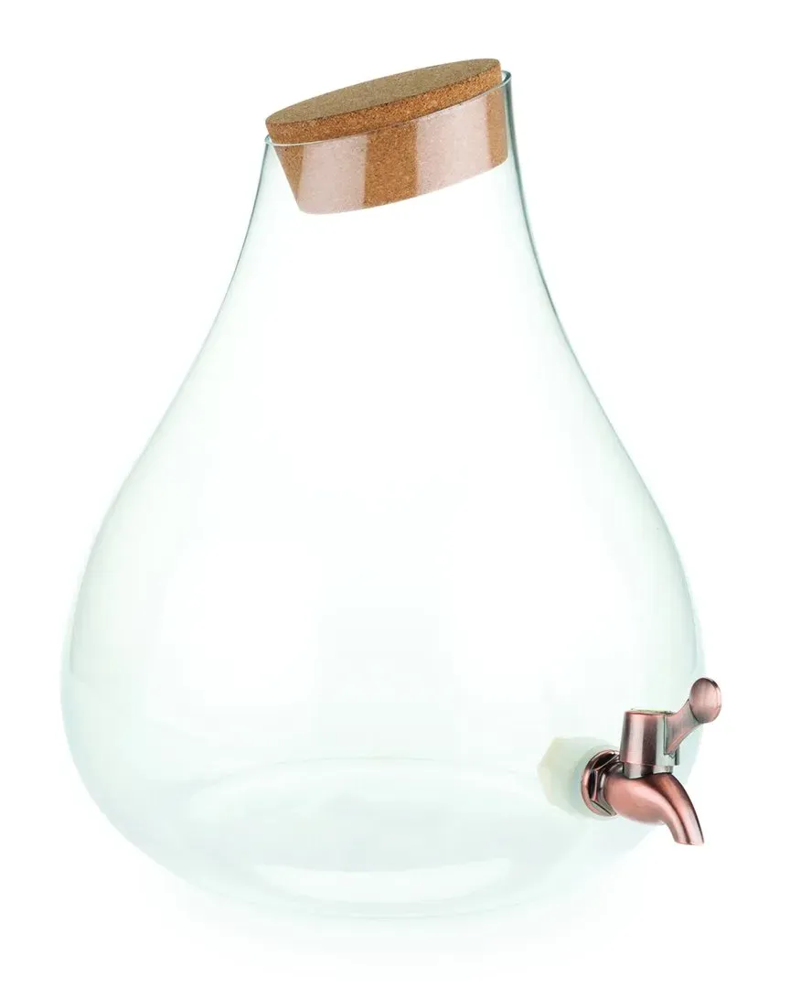 Country Cottage Pearl Beverage Dispenser - Glass image