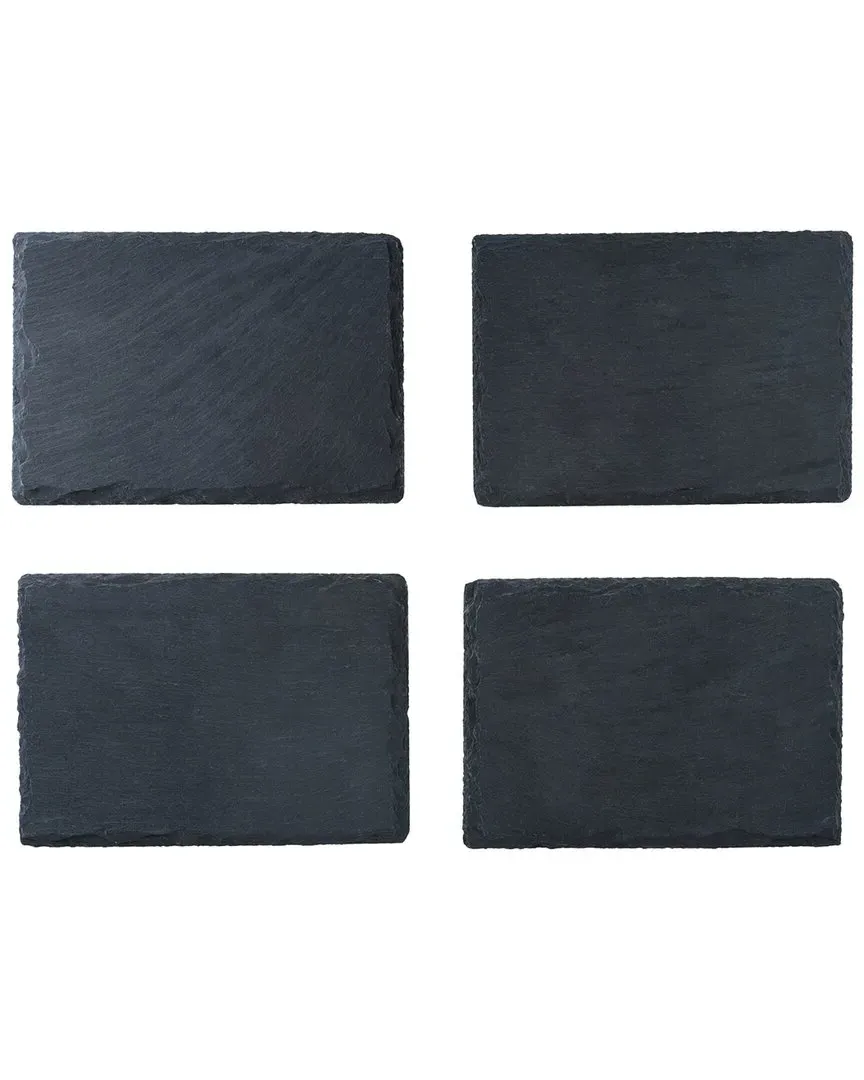 Slate Tapas Plates Set of 4 - Natural image
