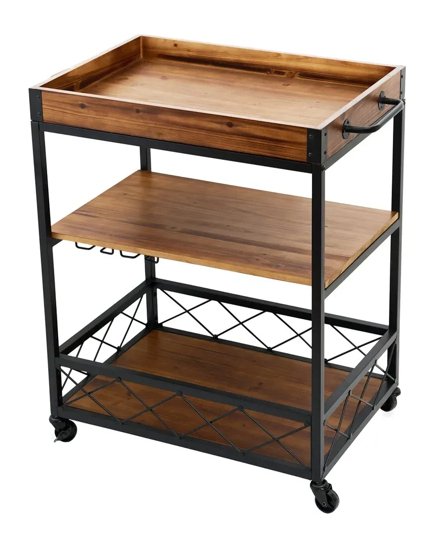Twine Manor Bar Cart - Brown image