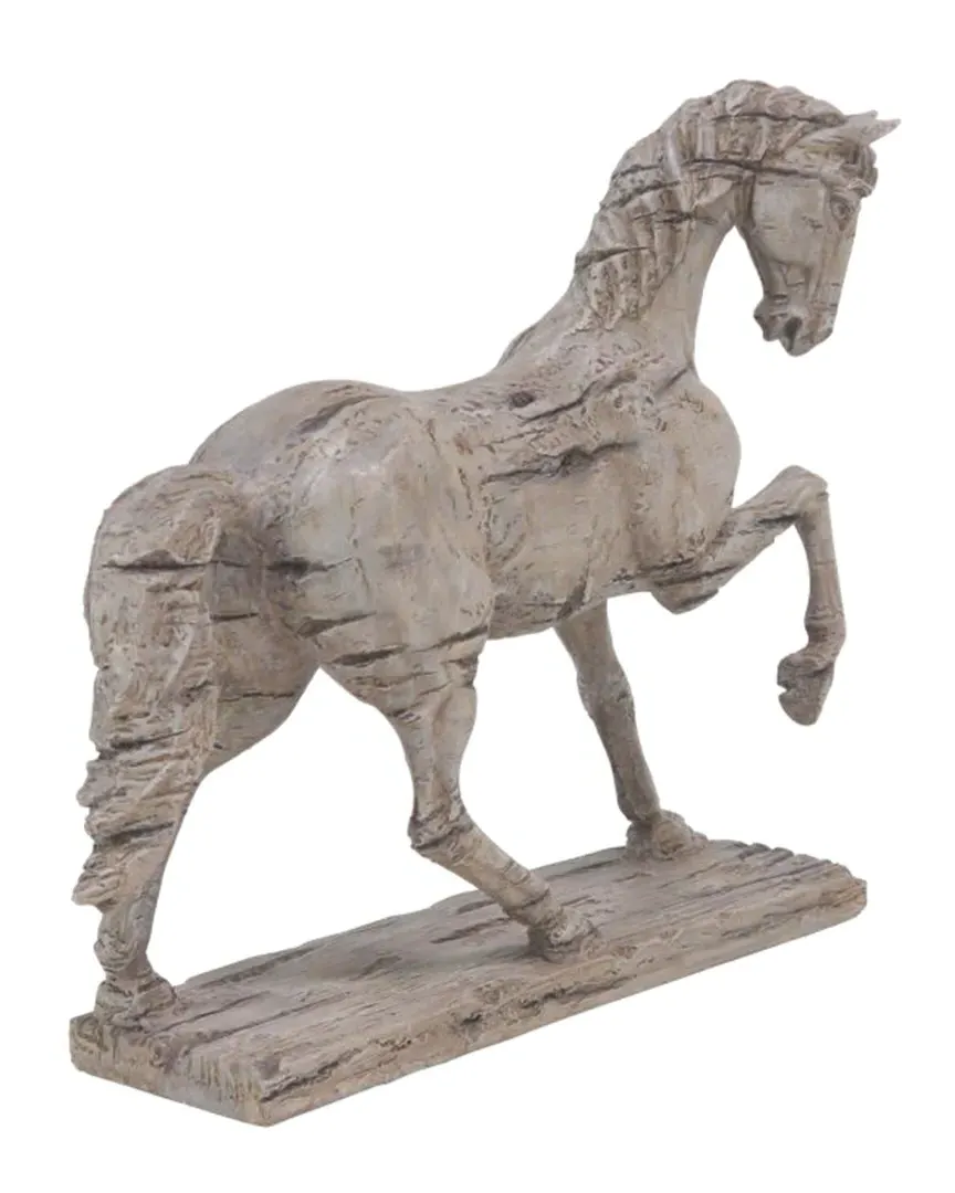 Peyton Lane Horse Decor - Beige, Polystone