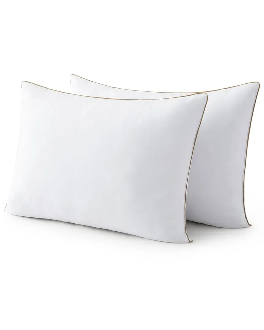 2-Pack Throw Pillow Inserts with Cotton Cover - White image