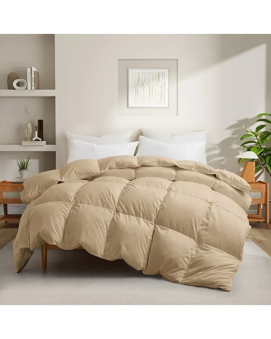 360 Thread Count Goose Feather Down Comforter - Ginger Root