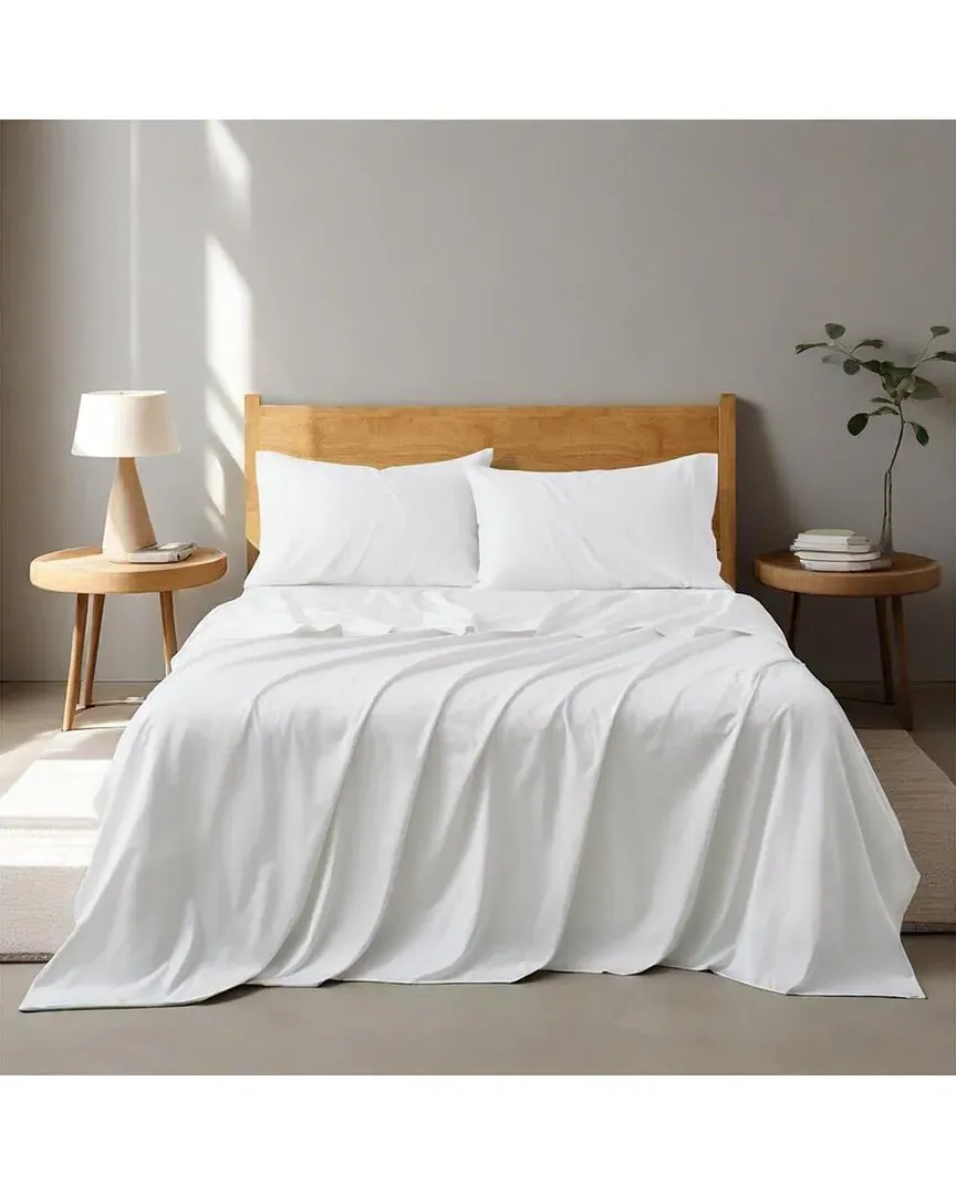 400 Thread Count Sheet Set - White, Organic Cotton image
