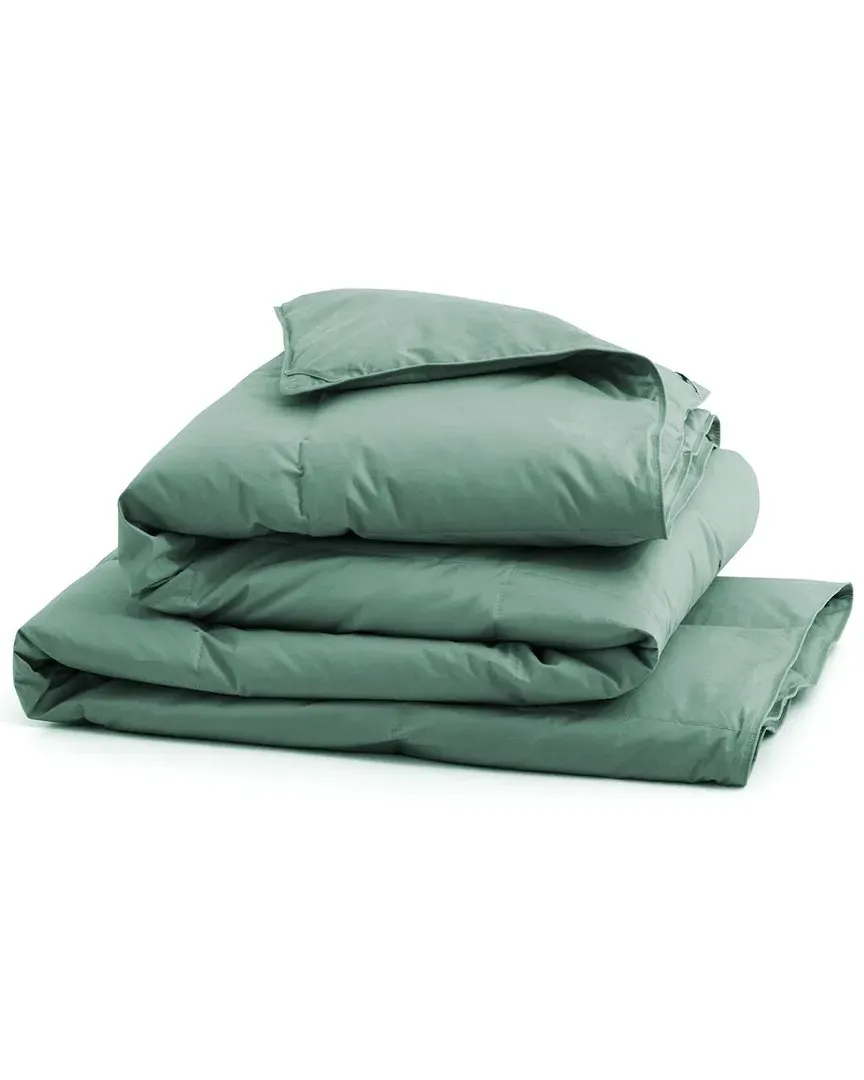 All Season Goose Down Duvet - White, Organic Cotton image