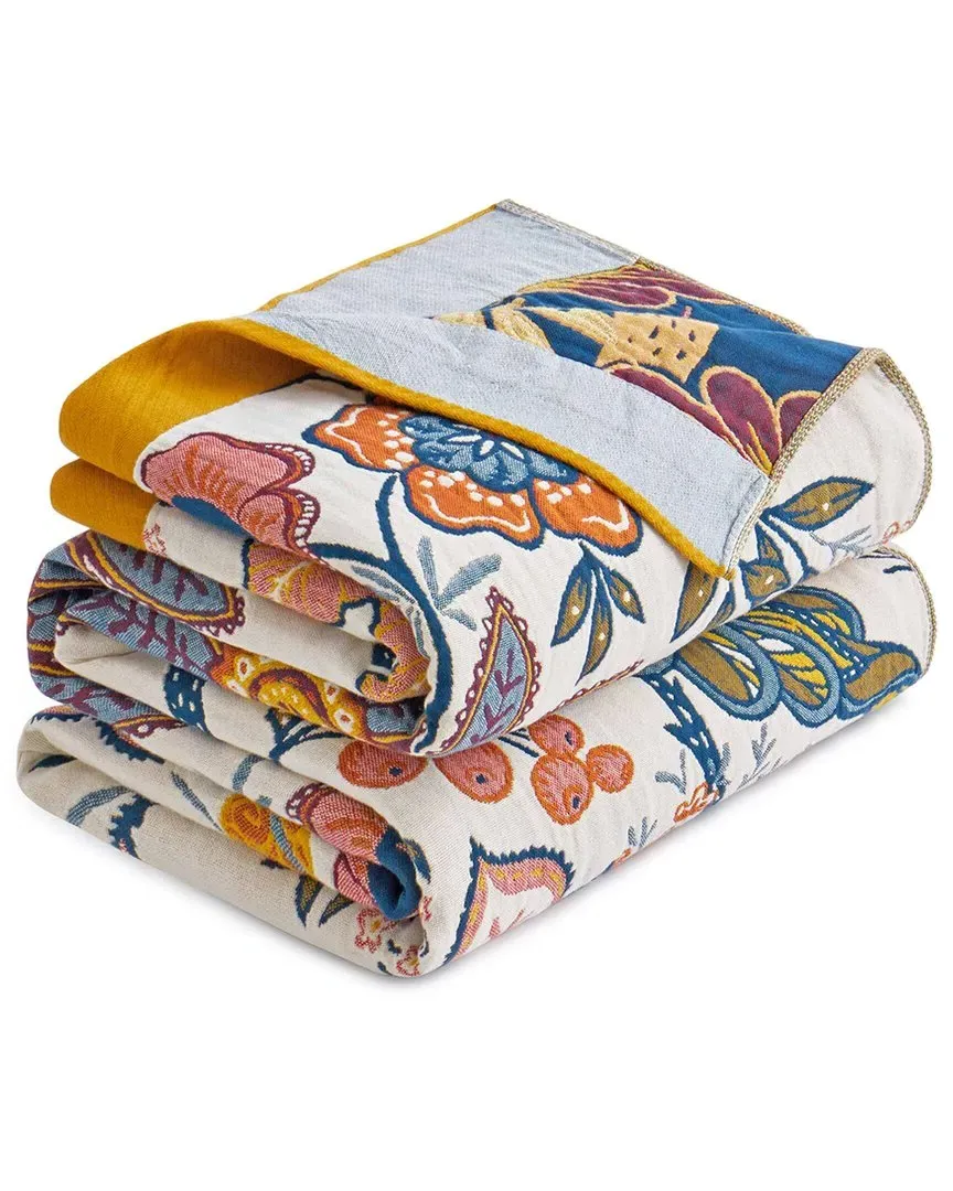 Boho Damask Throw Blanket - Cotton image