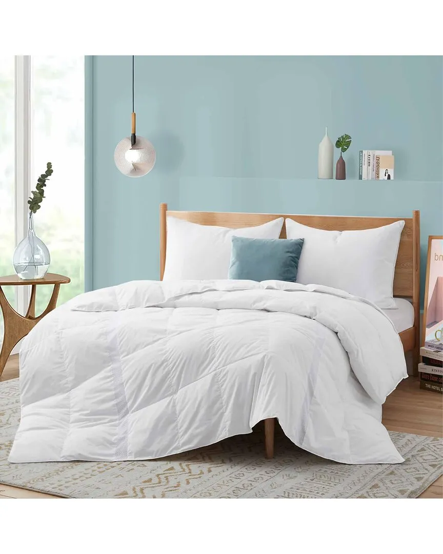 Breathable Lightweight Down Comforter - White image