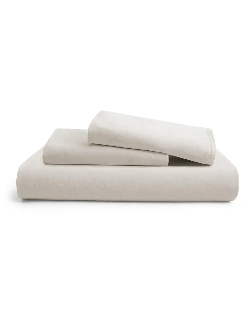 Cotton & Linen Duvet Cover Set - Beige image