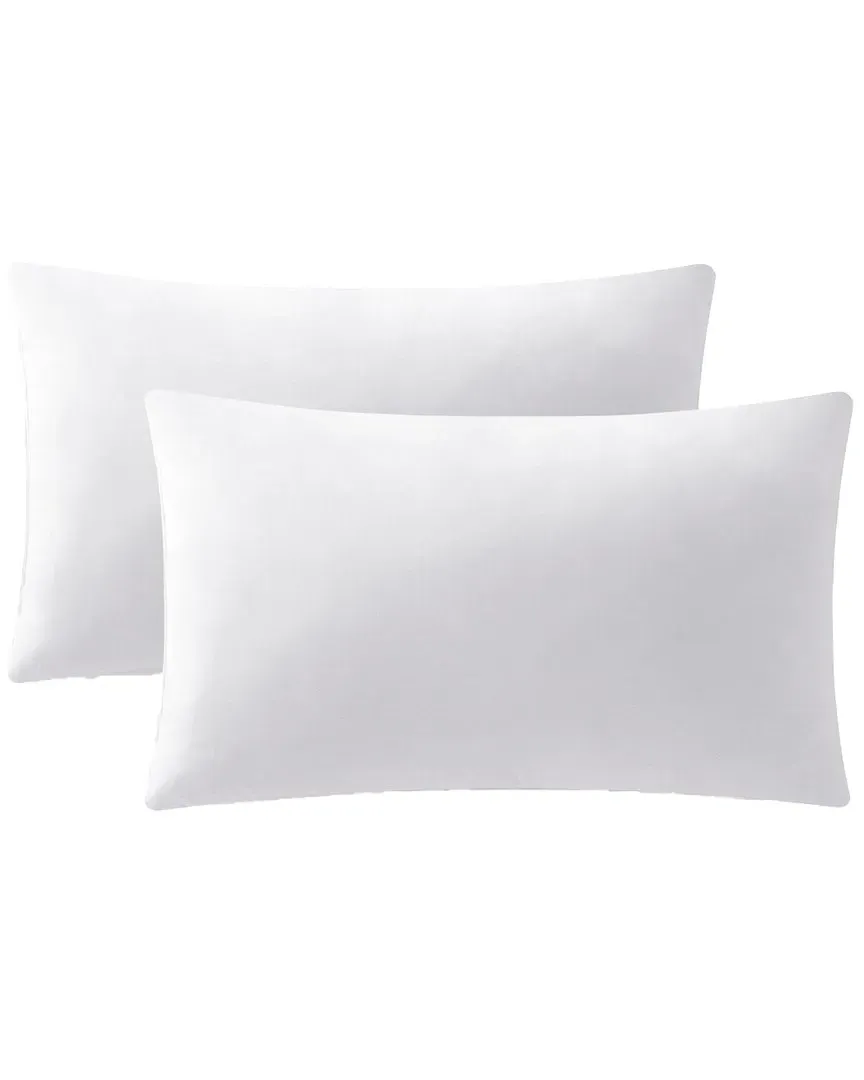 Pack of 2 Down & Feather Throw Pillow Inserts - White image