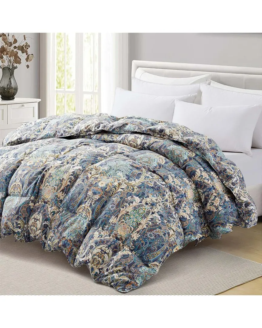 Paisley Floral Goose Down Feather Duvet Comforter Insert