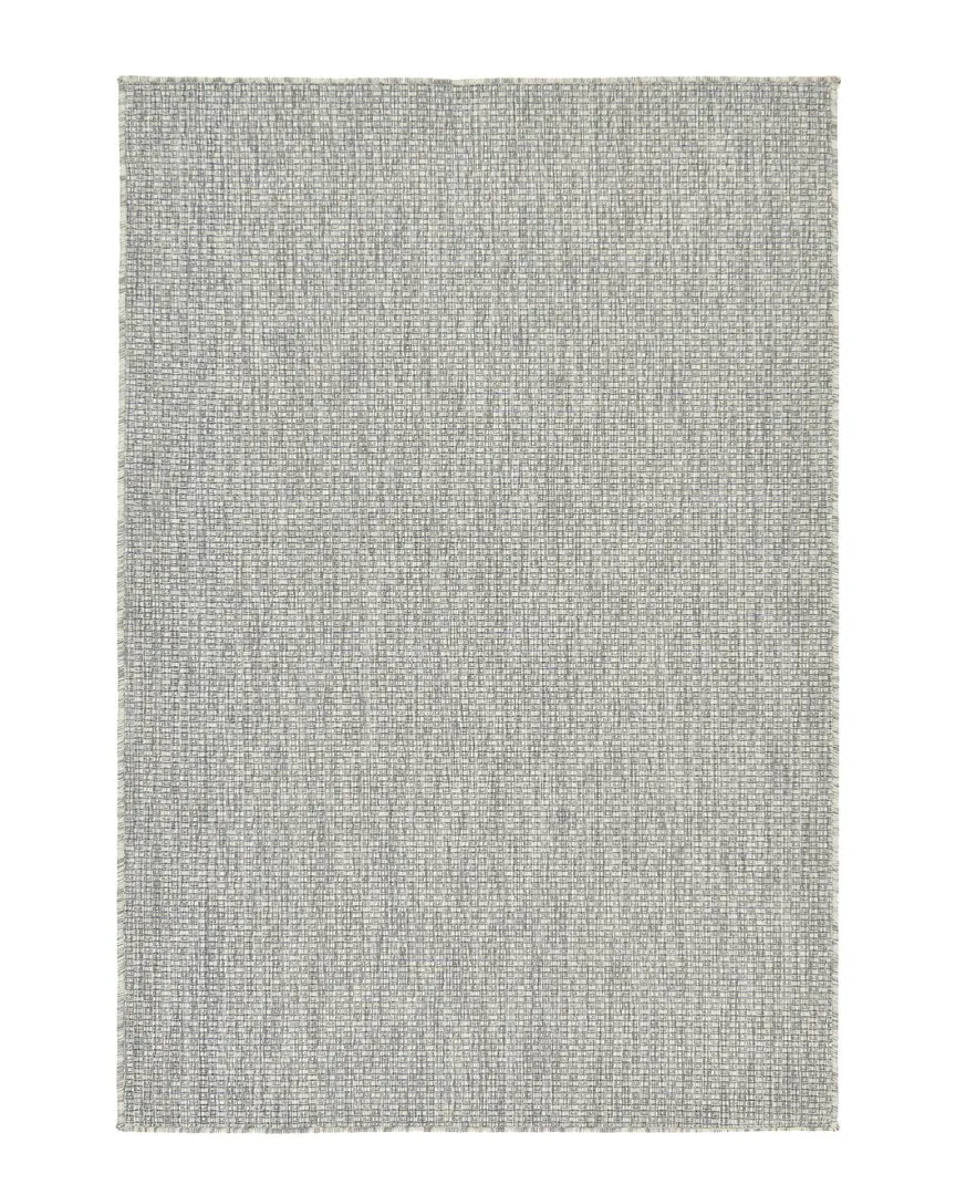 Outdoor Solid Machine-Made Indoor/Outdoor Rug - Light Gray image