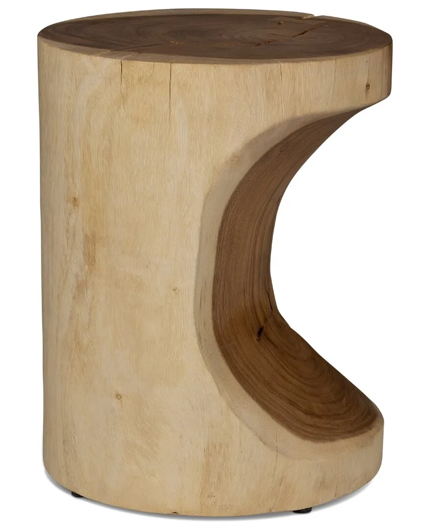 Naturals Prisana Accent Stool - Natural, Chamcha Wood image