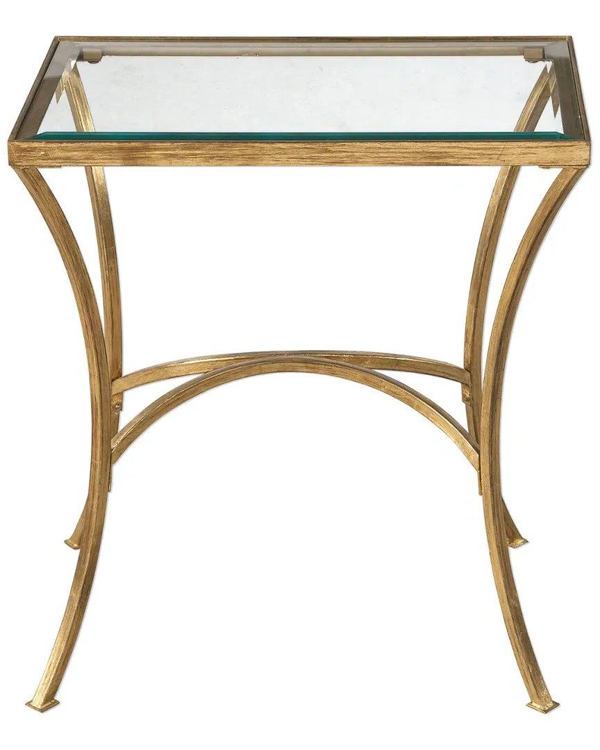Alayna End Table - Gold, Iron image