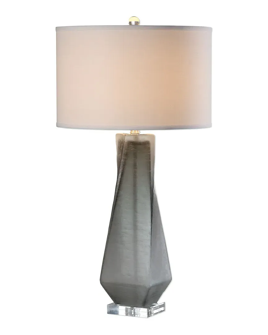 Anatoli Table Lamp with Crystal Details - Charcoal Gray image