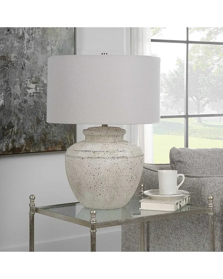 Artifact Stone Table Lamp - Gray, Ceramic image