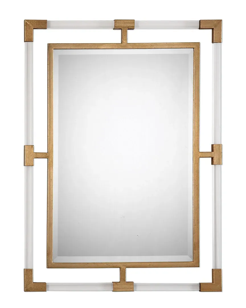 Balkan Wall Mirror - Gold, Iron image