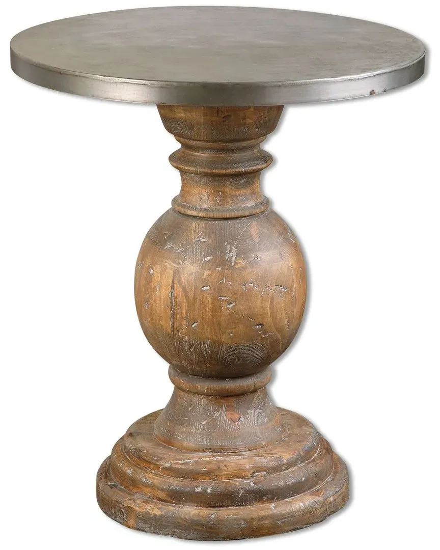 Blythe Square Side Table - Brown, Reclaimed Fir