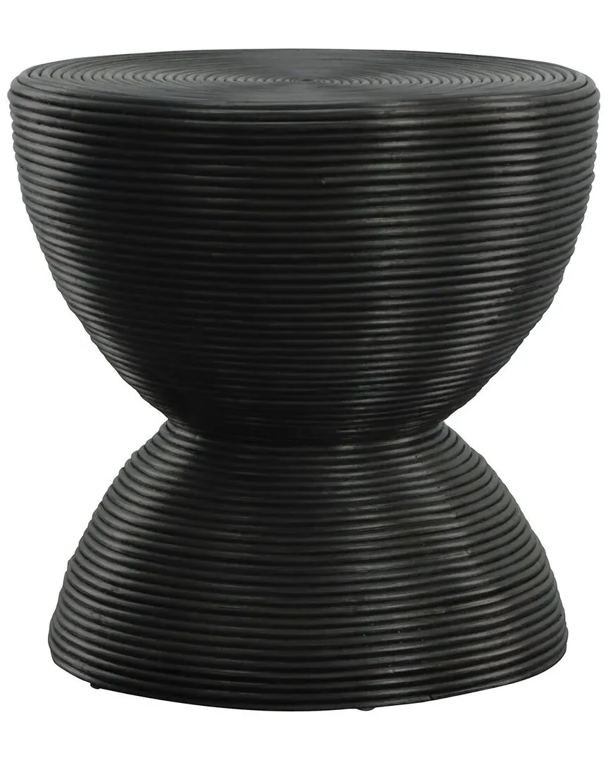 Bongo Rattan Side Table - Black image