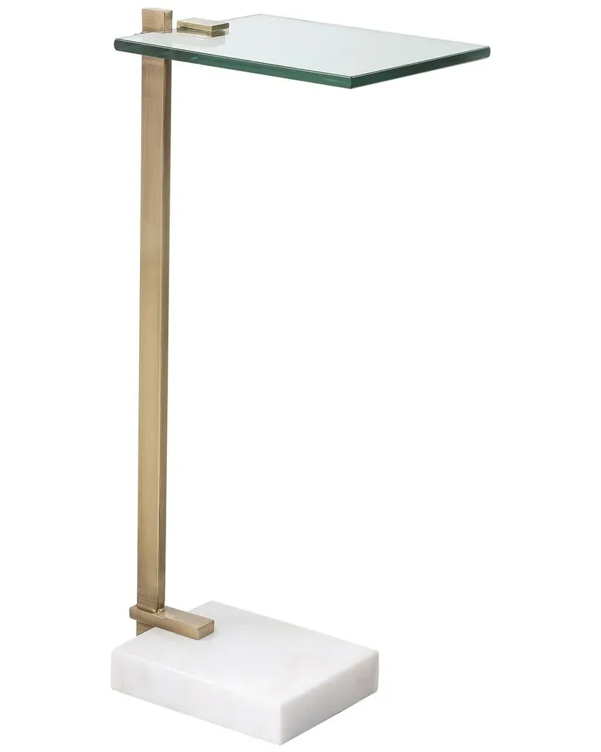 Butler Accent Table - Brass, Glass image