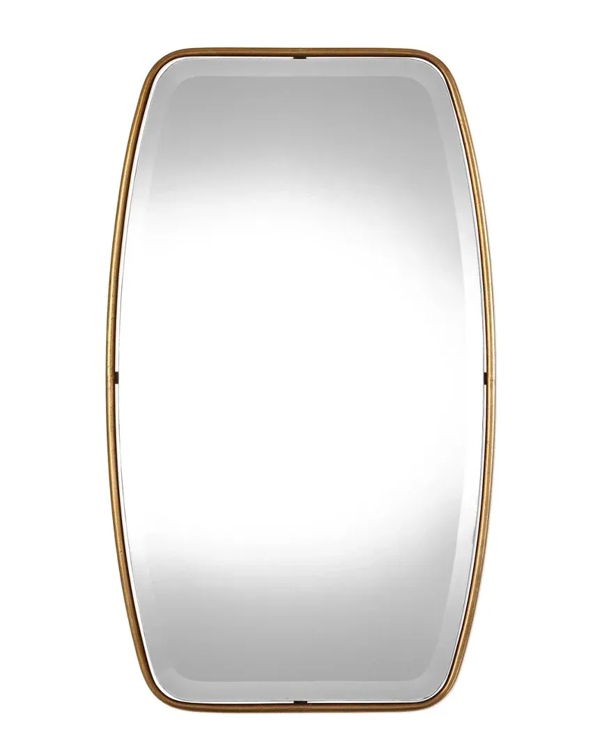 Canillo Shaped Mirror - Antiqued Gold, Iron image