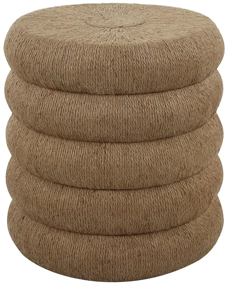 Capitan Braided Rope Side Table - Brown image