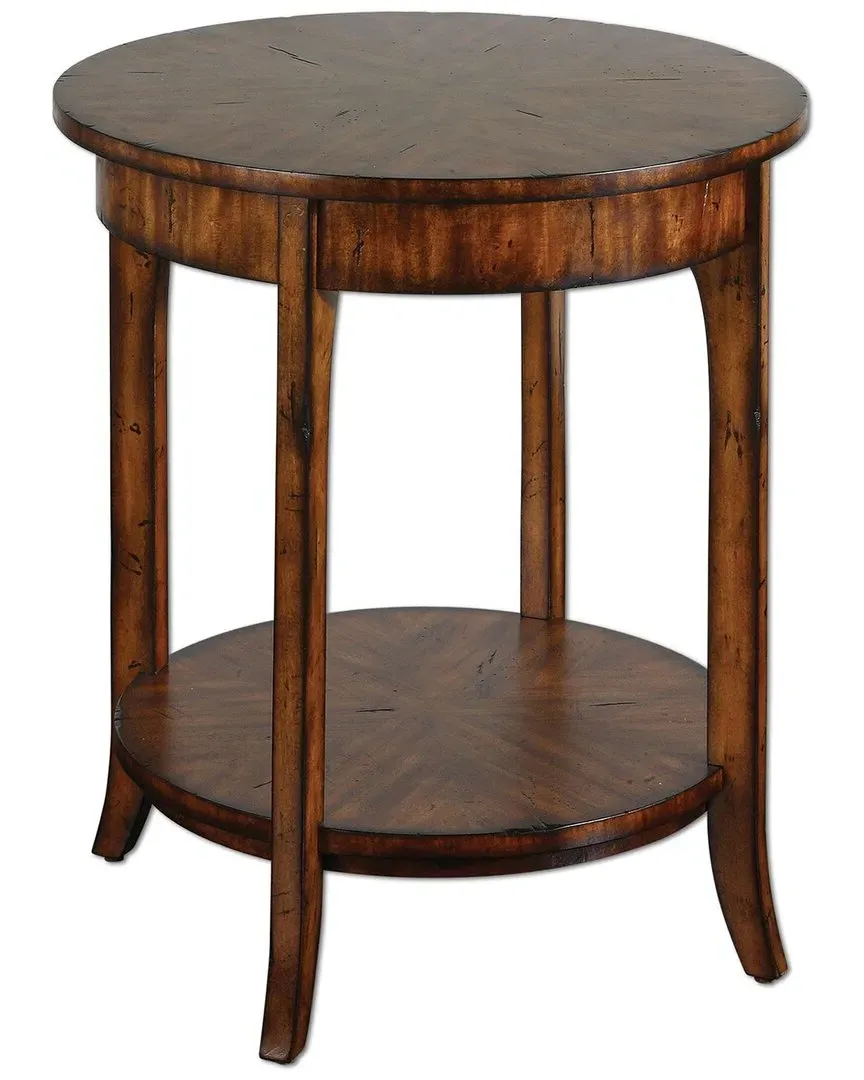 Carmel Round Table - Brown, Primavera Veneer image