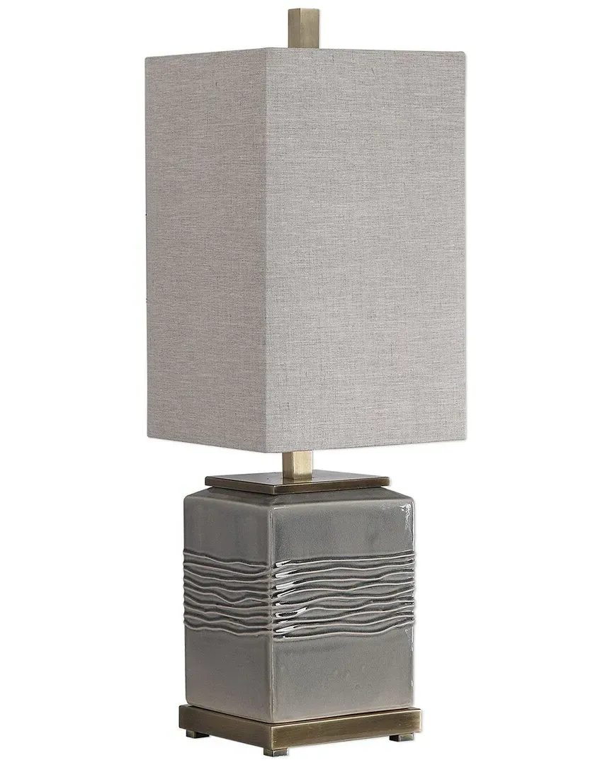 Covey Buffet Lamp - Gray, Ceramic image