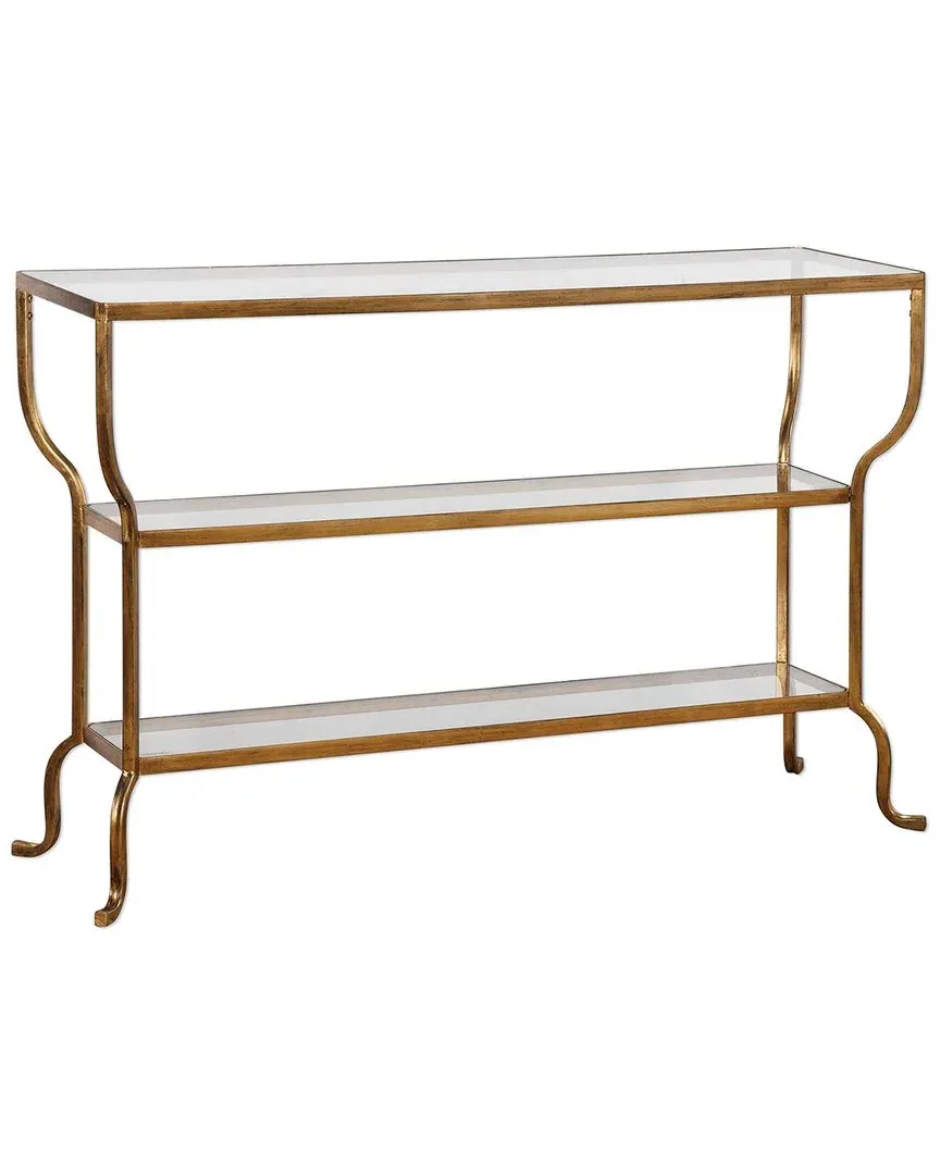 Deline Console Table - Gold, Iron image