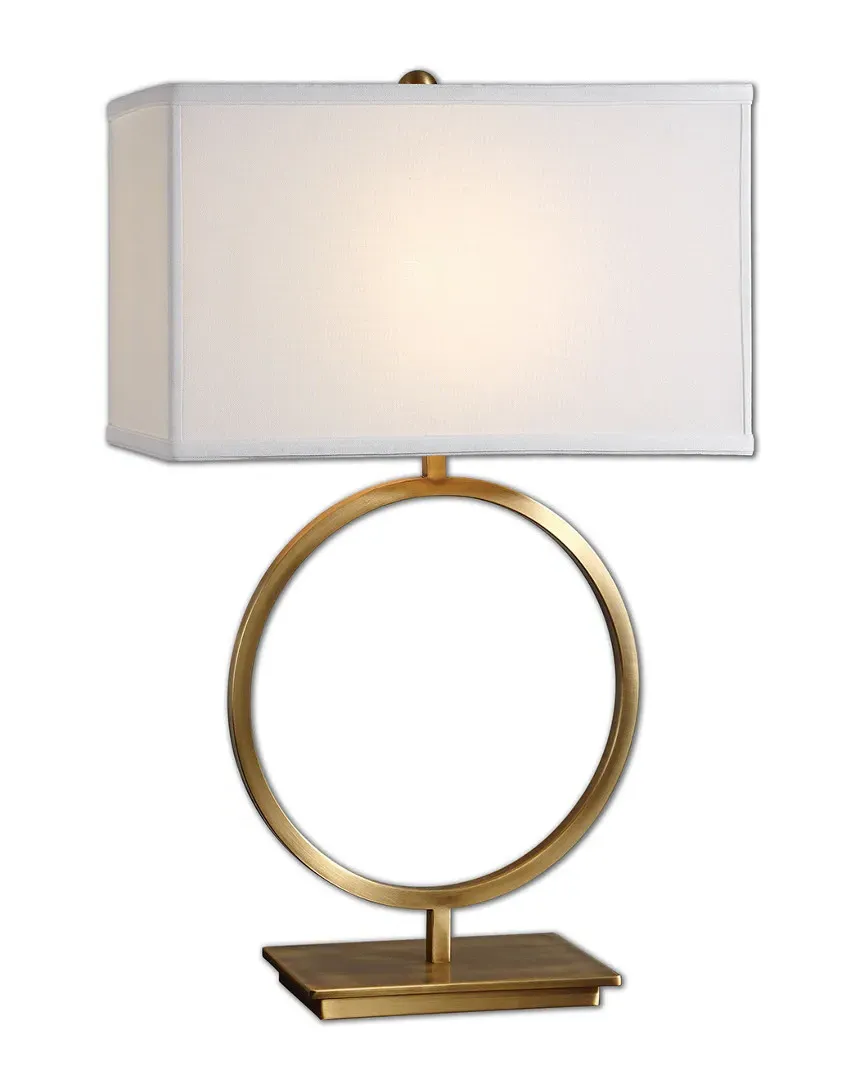 Duara Circle Table Lamp - Brushed Brass, Metal image