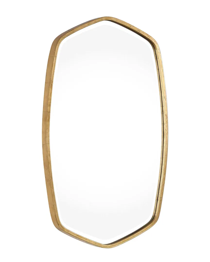 Duronia Wall Mirror - Antiqued Gold, Metal