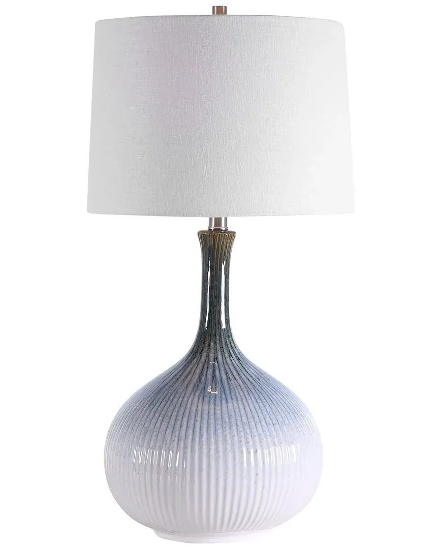 Eichler Mid-Century Table Lamp - Blue, Ceramic image