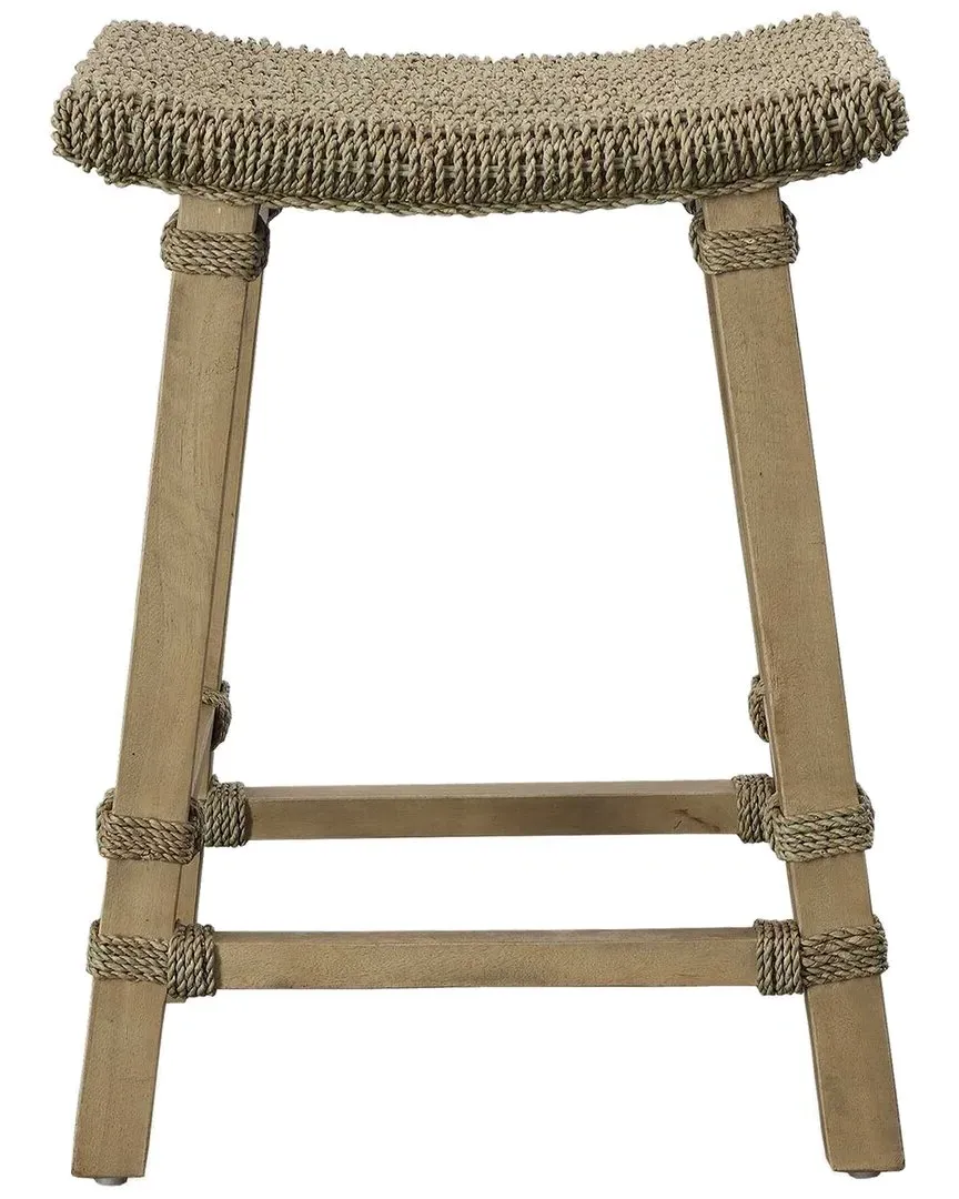 Everglade Counter Stool - Wood-Tone, Seagrass image